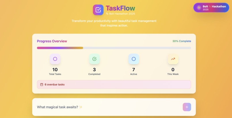 TaskFlow – screenshot 1
