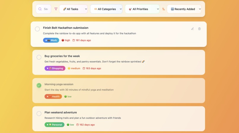 TaskFlow – screenshot 2