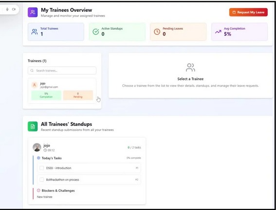 Daily standup management – screenshot 7