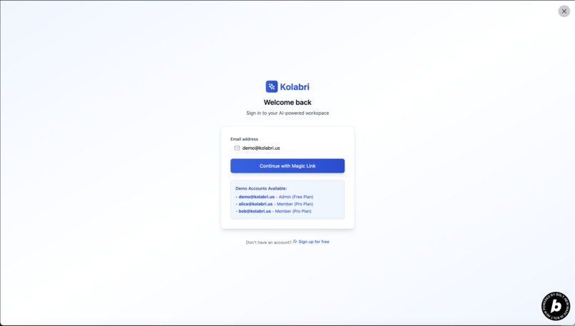Kolabri: Where AI meets Agile for Product Management – screenshot 2