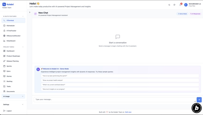 Kolabri: Where AI meets Agile for Product Management – screenshot 3