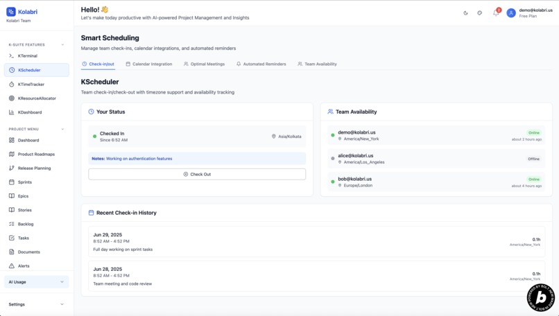 Kolabri: Where AI meets Agile for Product Management – screenshot 4