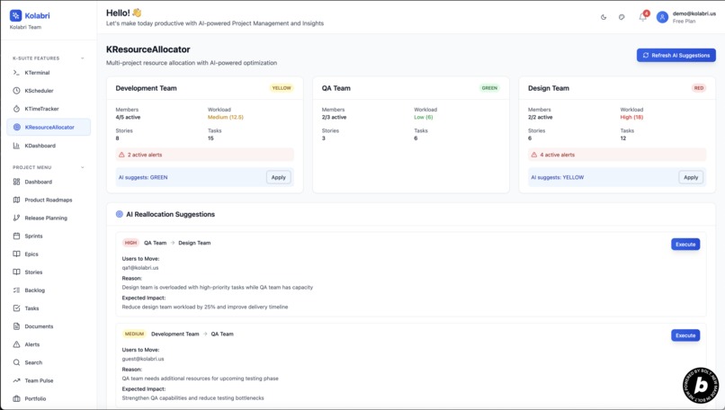 Kolabri: Where AI meets Agile for Product Management – screenshot 5
