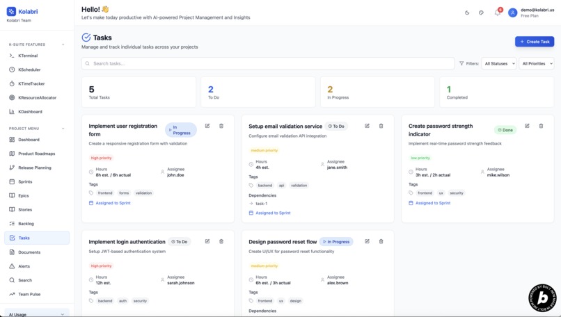 Kolabri: Where AI meets Agile for Product Management – screenshot 14