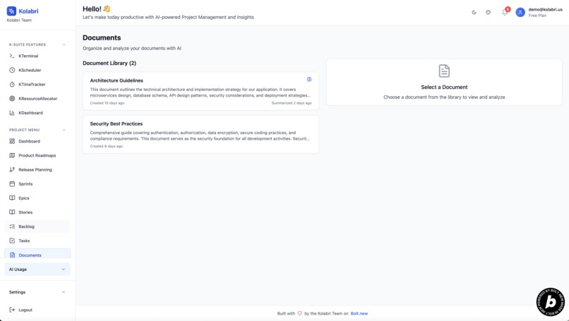 Kolabri: Where AI meets Agile for Product Management – screenshot 15