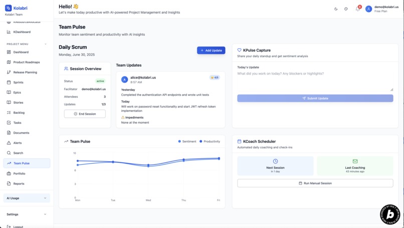 Kolabri: Where AI meets Agile for Product Management – screenshot 17