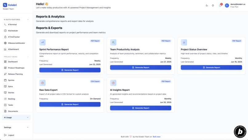 Kolabri: Where AI meets Agile for Product Management – screenshot 19