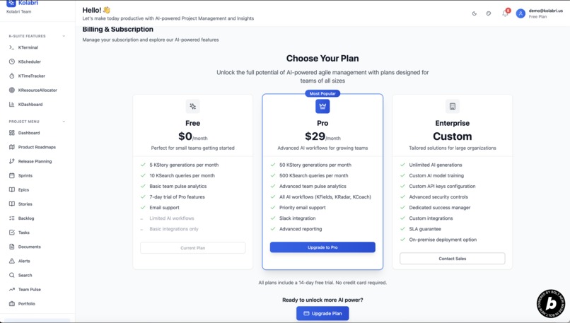 Kolabri: Where AI meets Agile for Product Management – screenshot 21