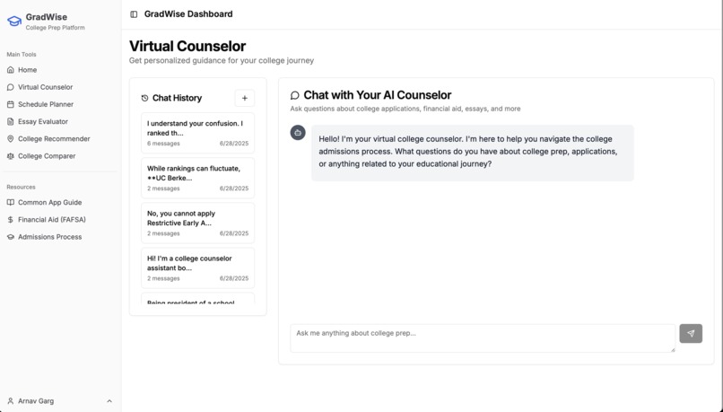 GradWise College Prep – screenshot 3