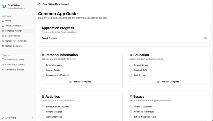 GradWise College Prep – screenshot 8