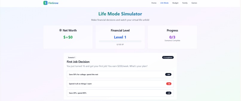 FinGrow – screenshot 2