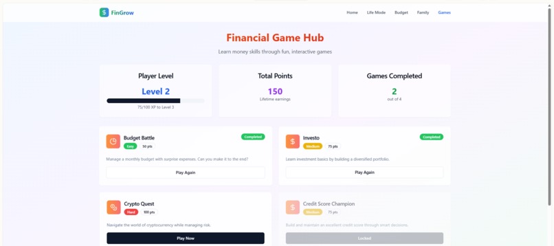 FinGrow – screenshot 3