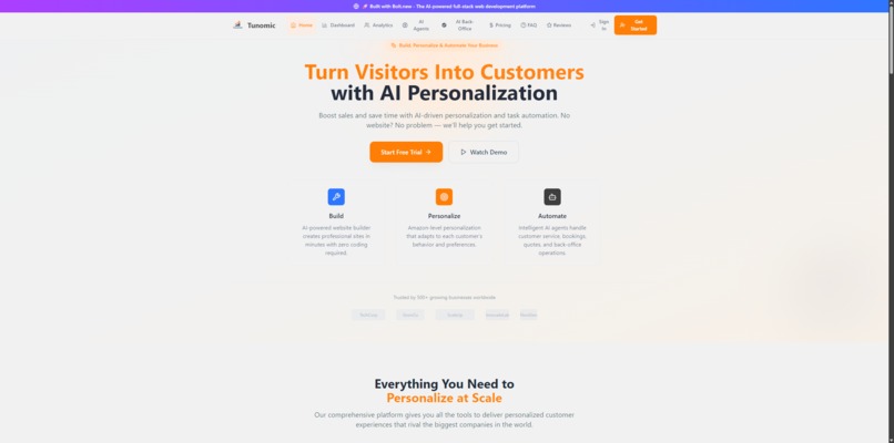 Tunomic – screenshot 1