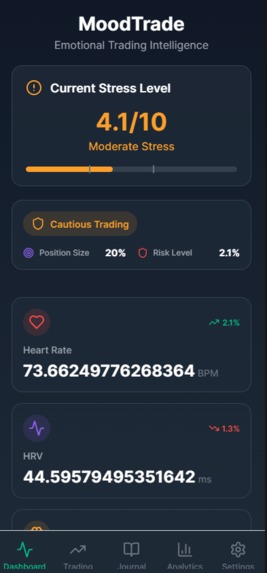 MoodTrade – screenshot 1