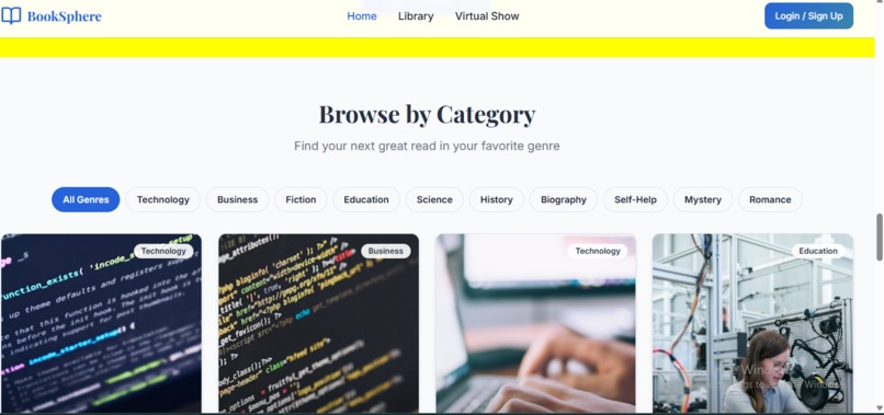 BookSphere –  connects people, pages, and passion—globally.” – screenshot 1