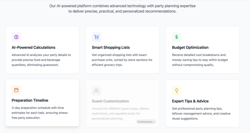 Party Portions – screenshot 1