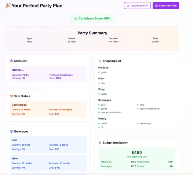 Party Portions – screenshot 6