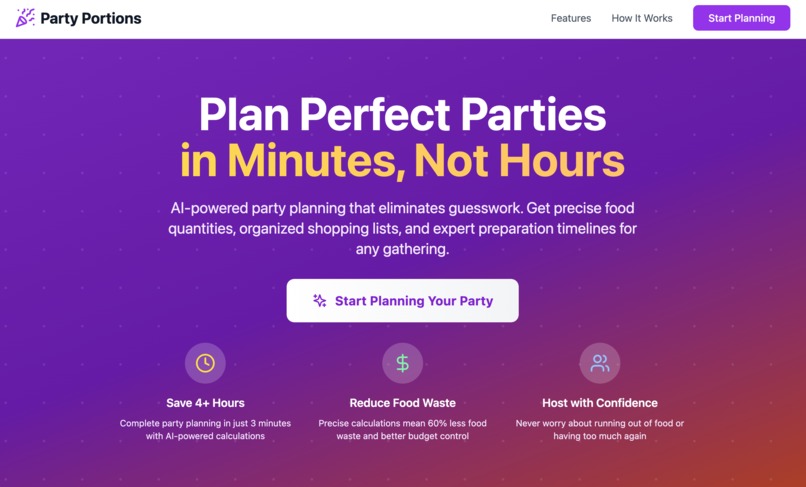 Party Portions – screenshot 7