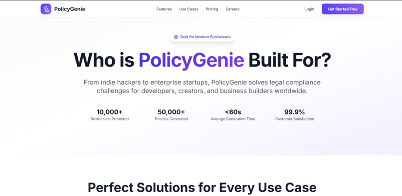 PolicyGenie – Privacy, Terms & Cookie Policies in 60 Seconds – screenshot 3