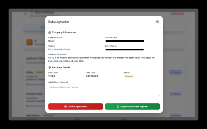 Million Dollar Page - AI Edition – screenshot 8