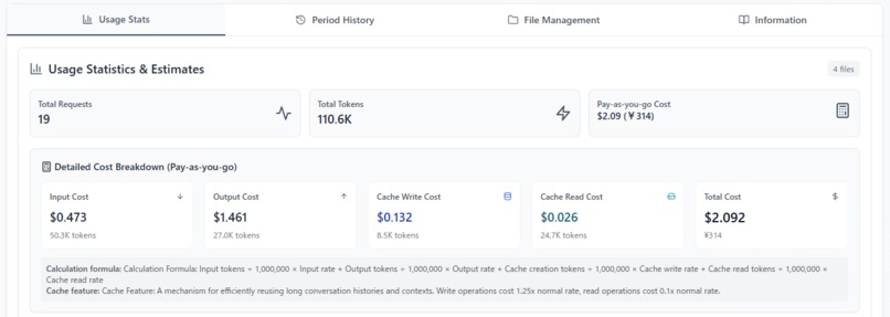 visualize Claude Code Usage – screenshot 2