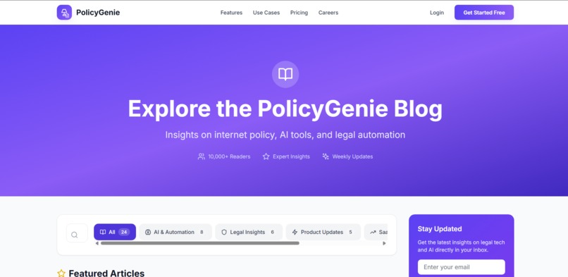 PolicyGenie – Privacy, Terms & Cookie Policies in 60 Seconds – screenshot 10