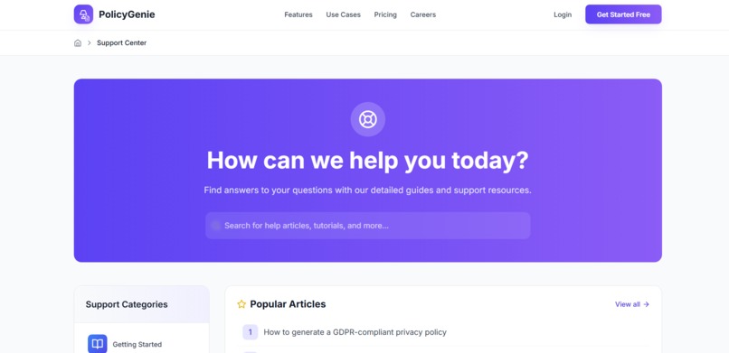 PolicyGenie – Privacy, Terms & Cookie Policies in 60 Seconds – screenshot 11