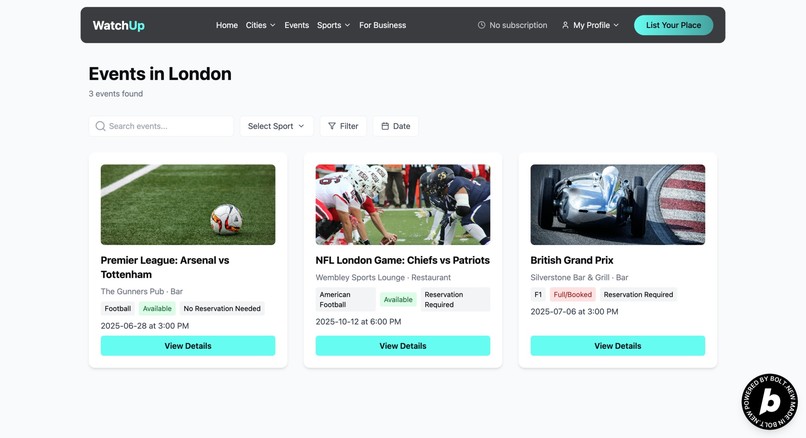 WatchUp  – screenshot 2