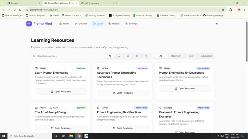 Prompt Mind – screenshot 2