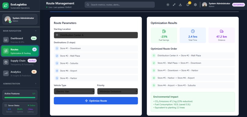 Transforming Logistics for a Sustainable  – screenshot 3