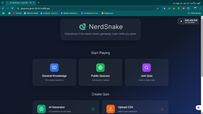 NerdSnake – screenshot 1