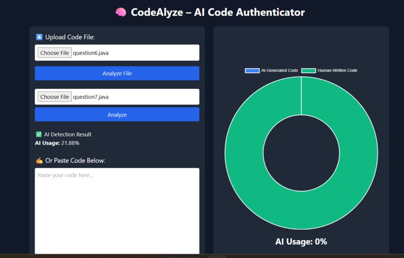 Ai Code Authenticator – screenshot 1