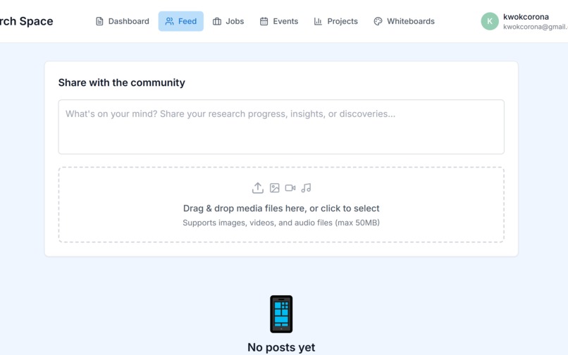 Research Space (RS) – screenshot 4