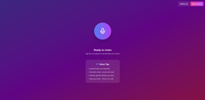Voice‑Driven AI Art Creator – screenshot 2