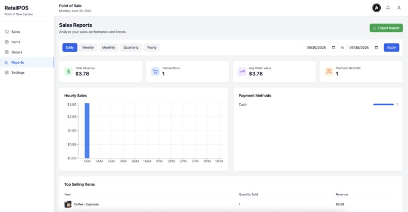 RetailPOS - Point of Sale tool – screenshot 1