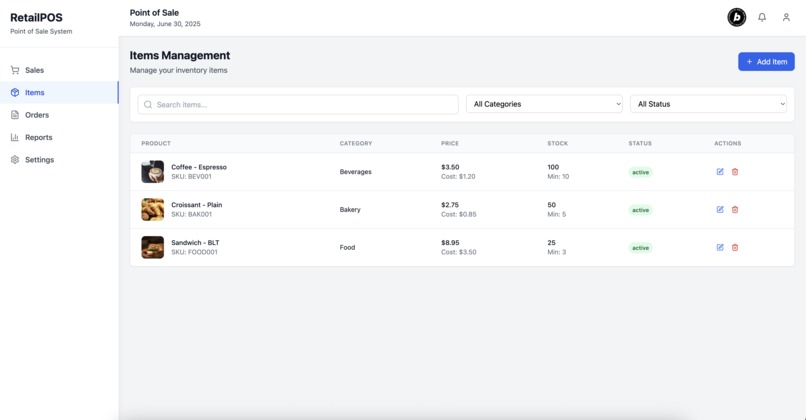 RetailPOS - Point of Sale tool – screenshot 2