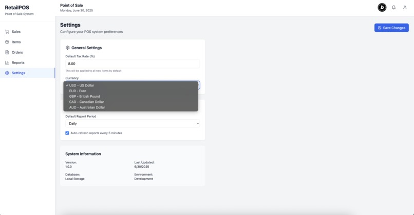 RetailPOS - Point of Sale tool – screenshot 5