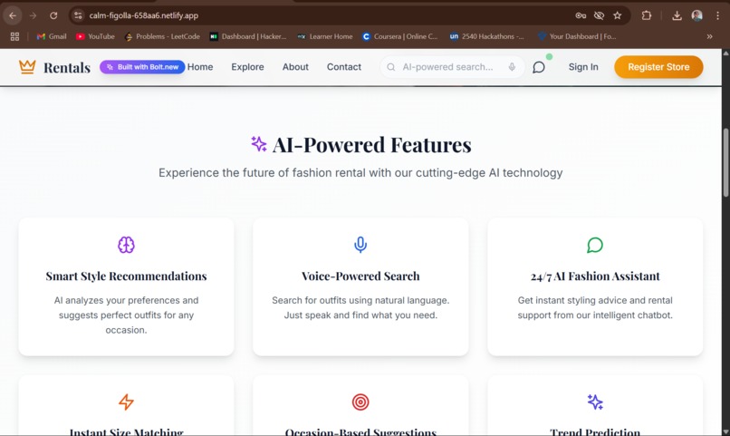 Rentals – screenshot 1