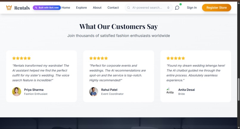 Rentals – screenshot 2