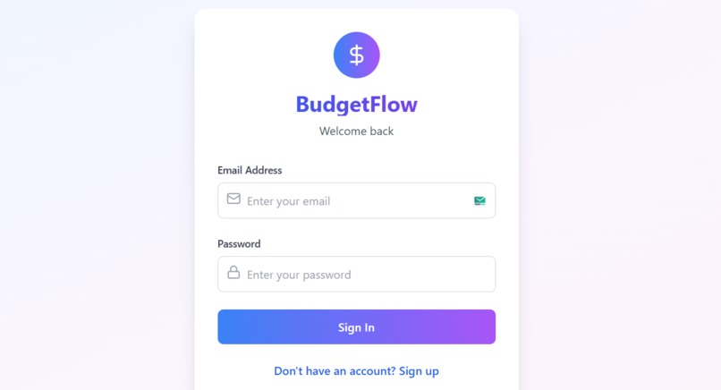 BudgetFlow- Budget tracking app – screenshot 1
