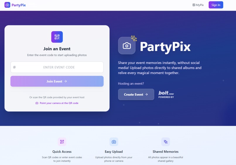 PartyPix – screenshot 1