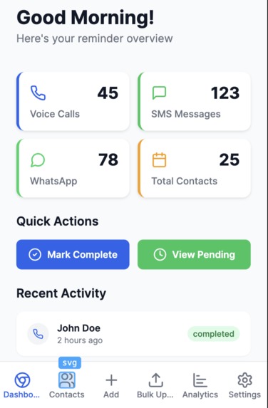 RemindThem – screenshot 3