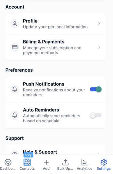 RemindThem – screenshot 5