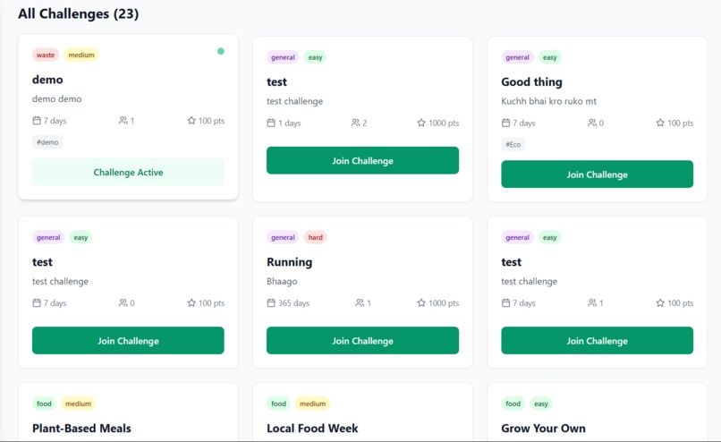 EcoGoals – Gamify Your Lifestyle – screenshot 4