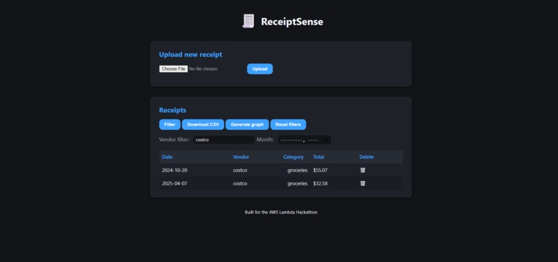 ReceiptSense – screenshot 3