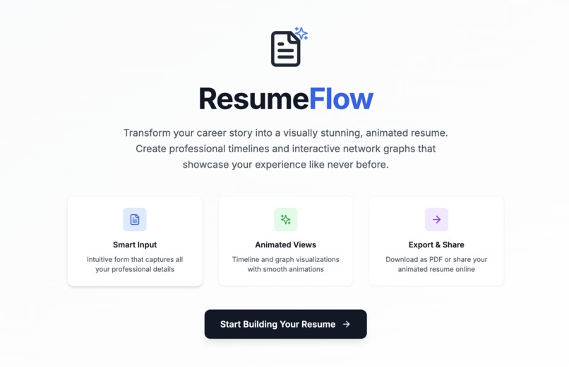 ResumeFlow – screenshot 1