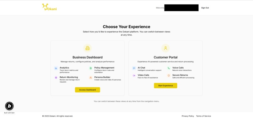 Dokani.io – screenshot 1
