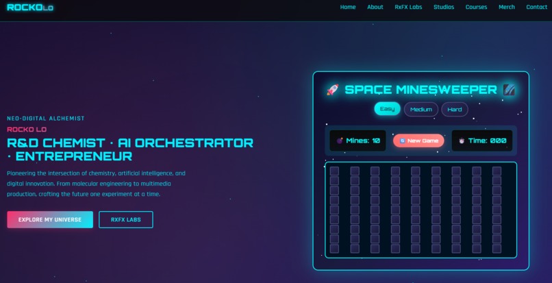 Rocko Lo's Portfolio – screenshot 1