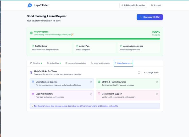 Layoff Relief – screenshot 6