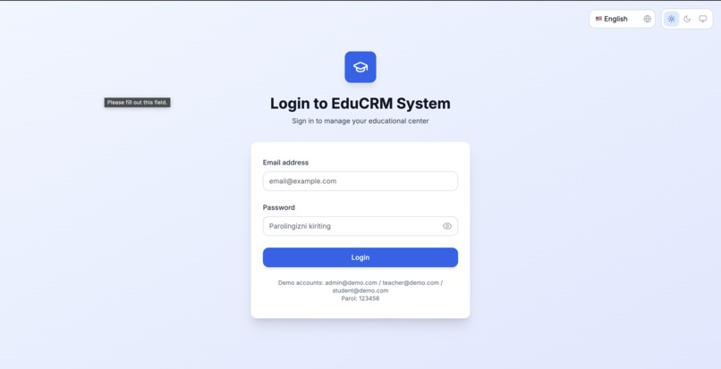 Education CRM  – screenshot 2